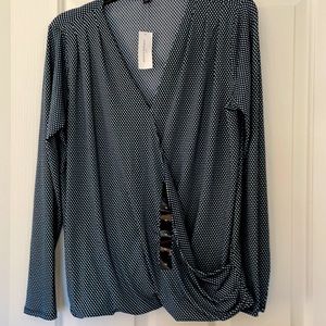 NWT Women’s Banana Republic Wrap Front Blouse